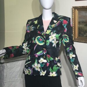 Louis Feraud Silk & Cotton Blazer